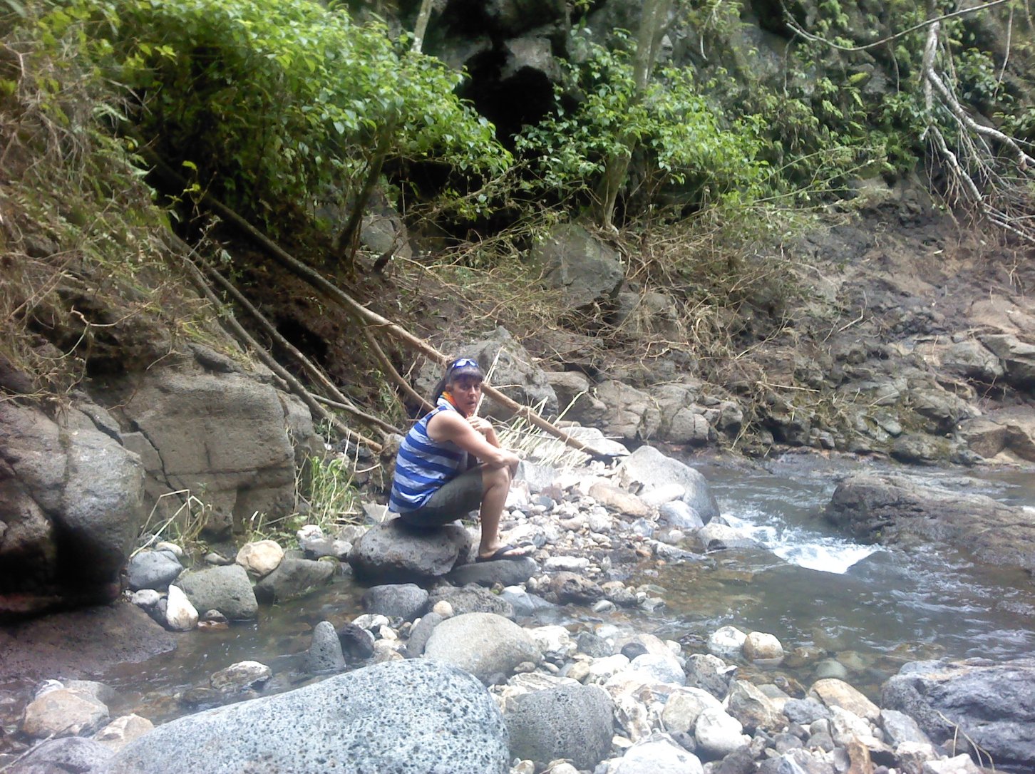 One more crossing before the falls