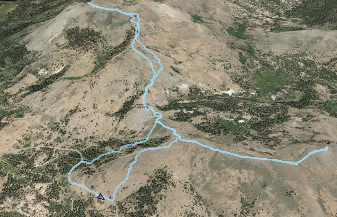 GPS Track of Hike
