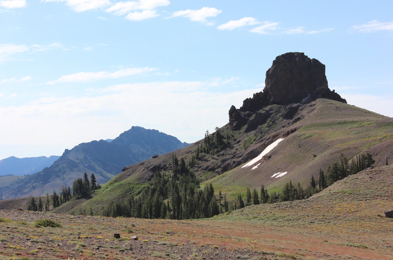 Looking across at Jeff Davis