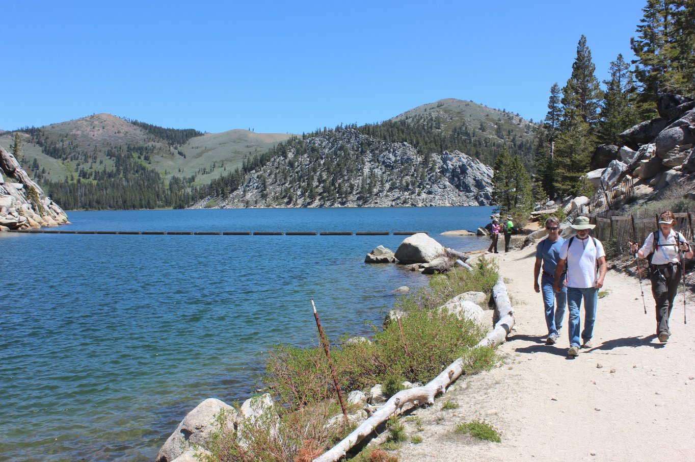 Heading toward Marlette Dam