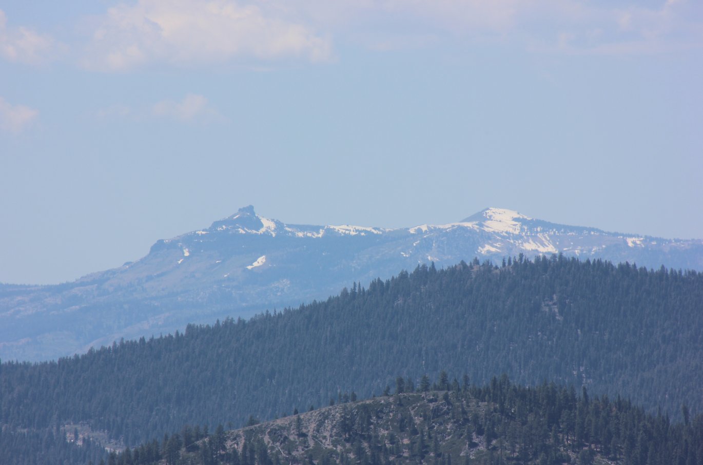 Castle and Basin Peaks in the distance