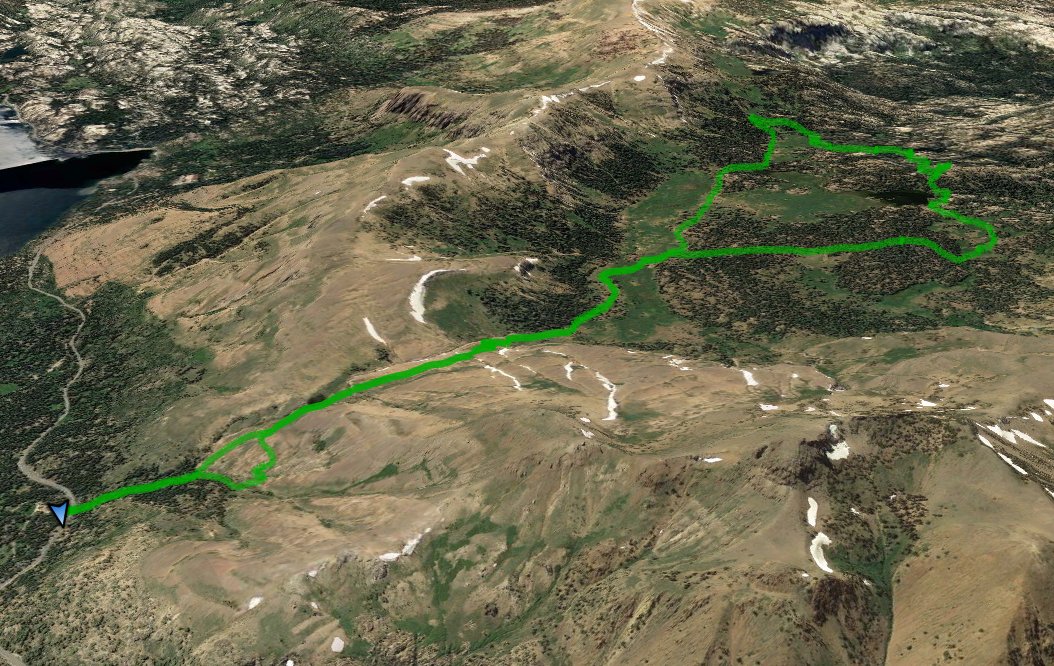 GPS Track of Hike