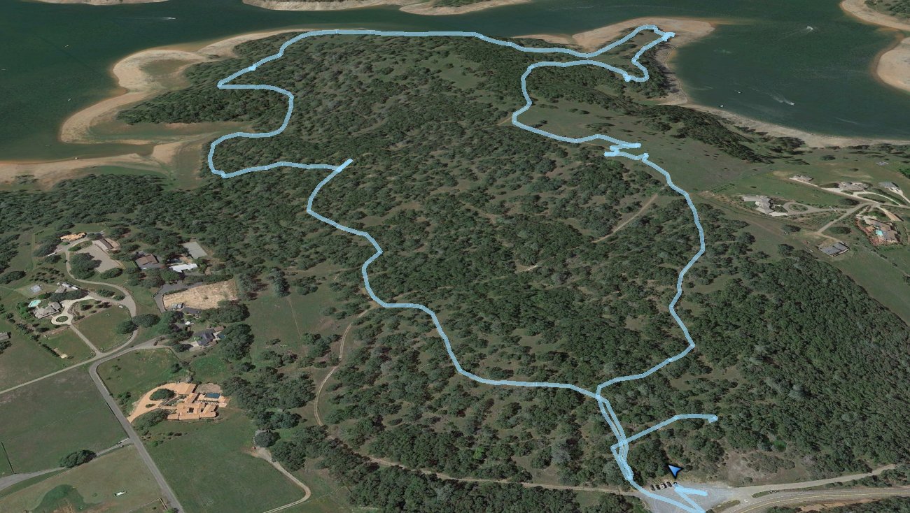 GPS Track of Hike