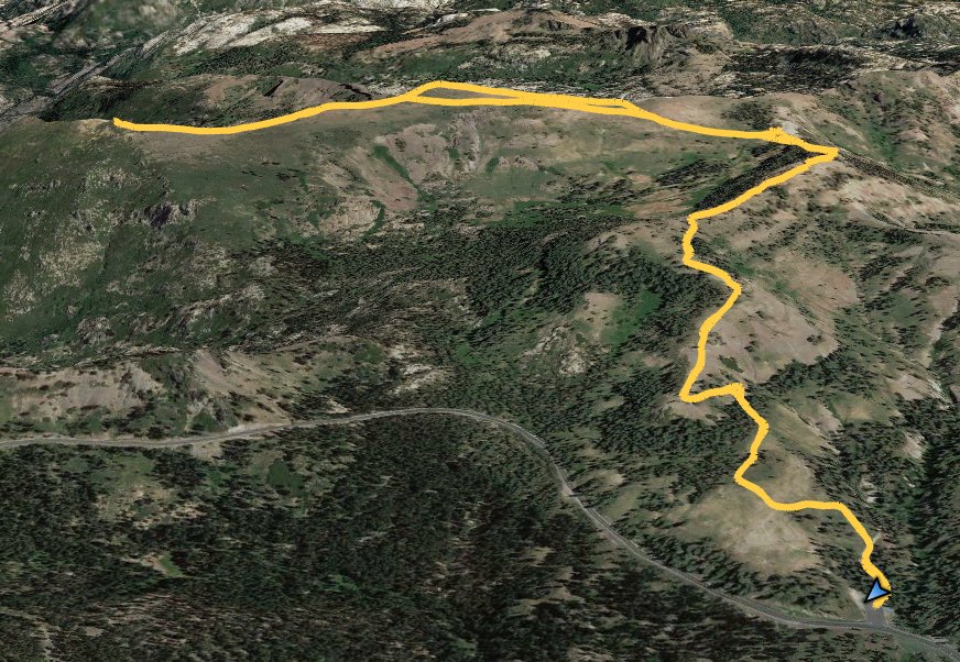 GPS Track of Hike