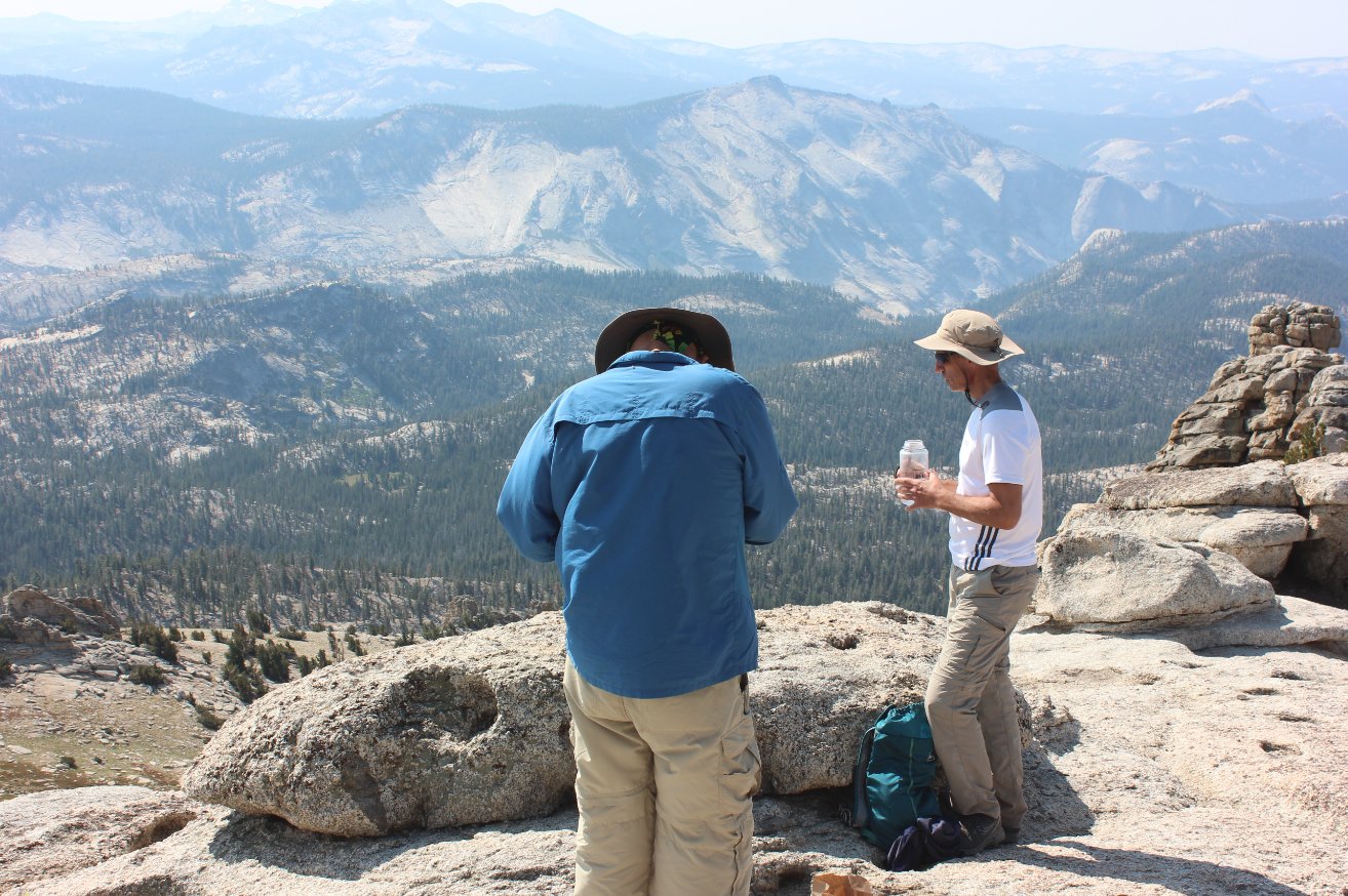 At the summit