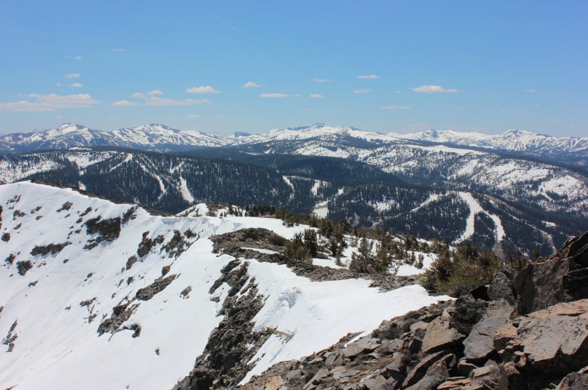 Sierra at Tahoe from the summit
