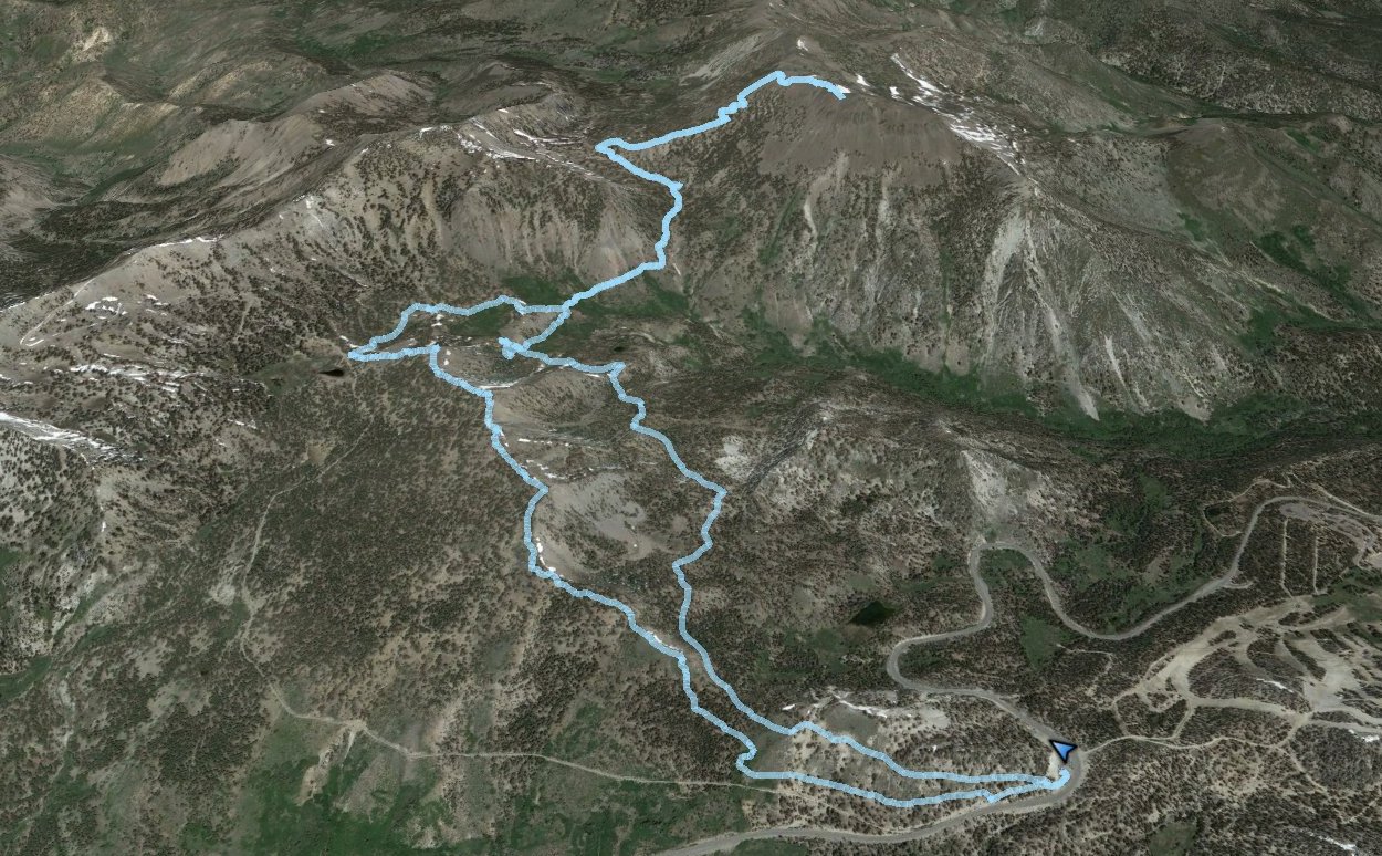 GPS Track of Hike