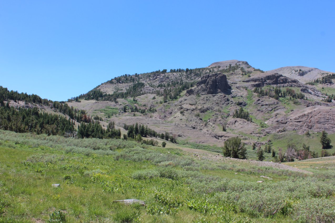 Heading up to the pass