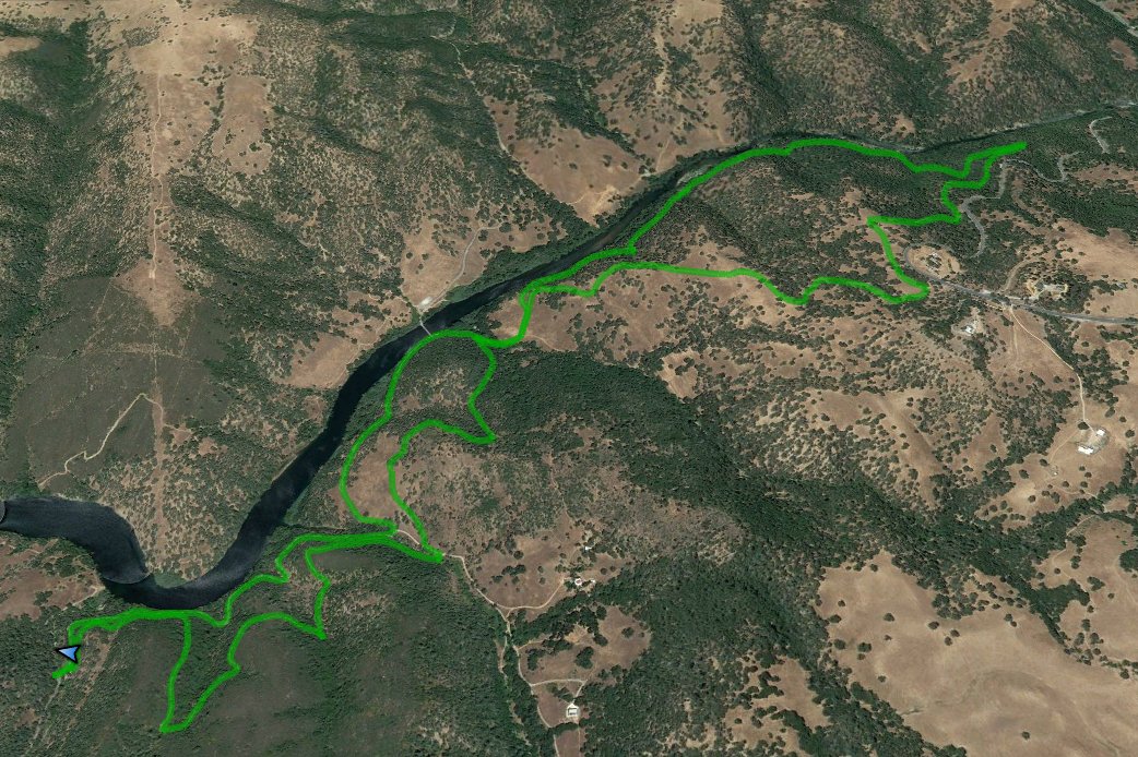 GPS Track of Hike