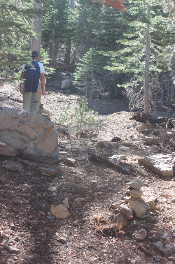 Following the cairns