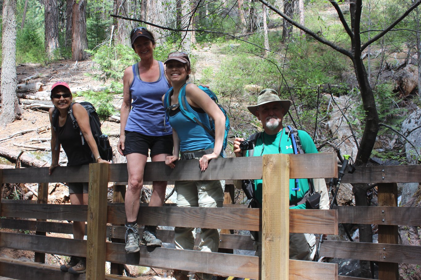 At the first bridge