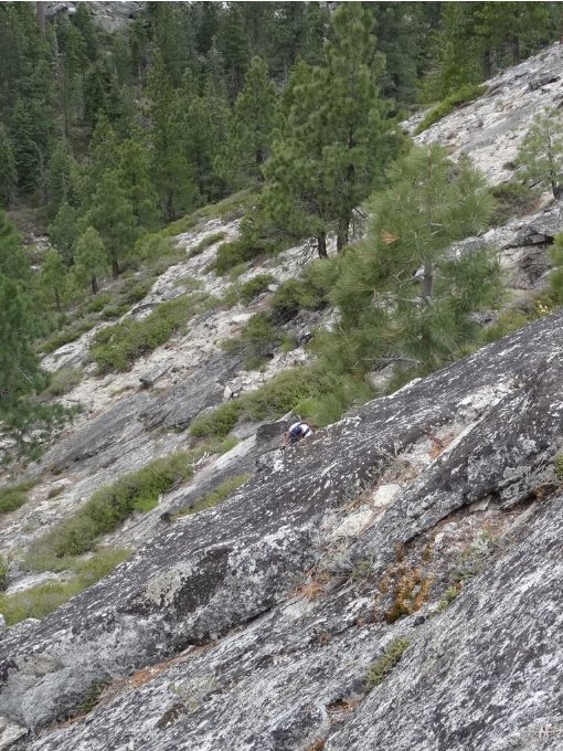 Scaling hogsback