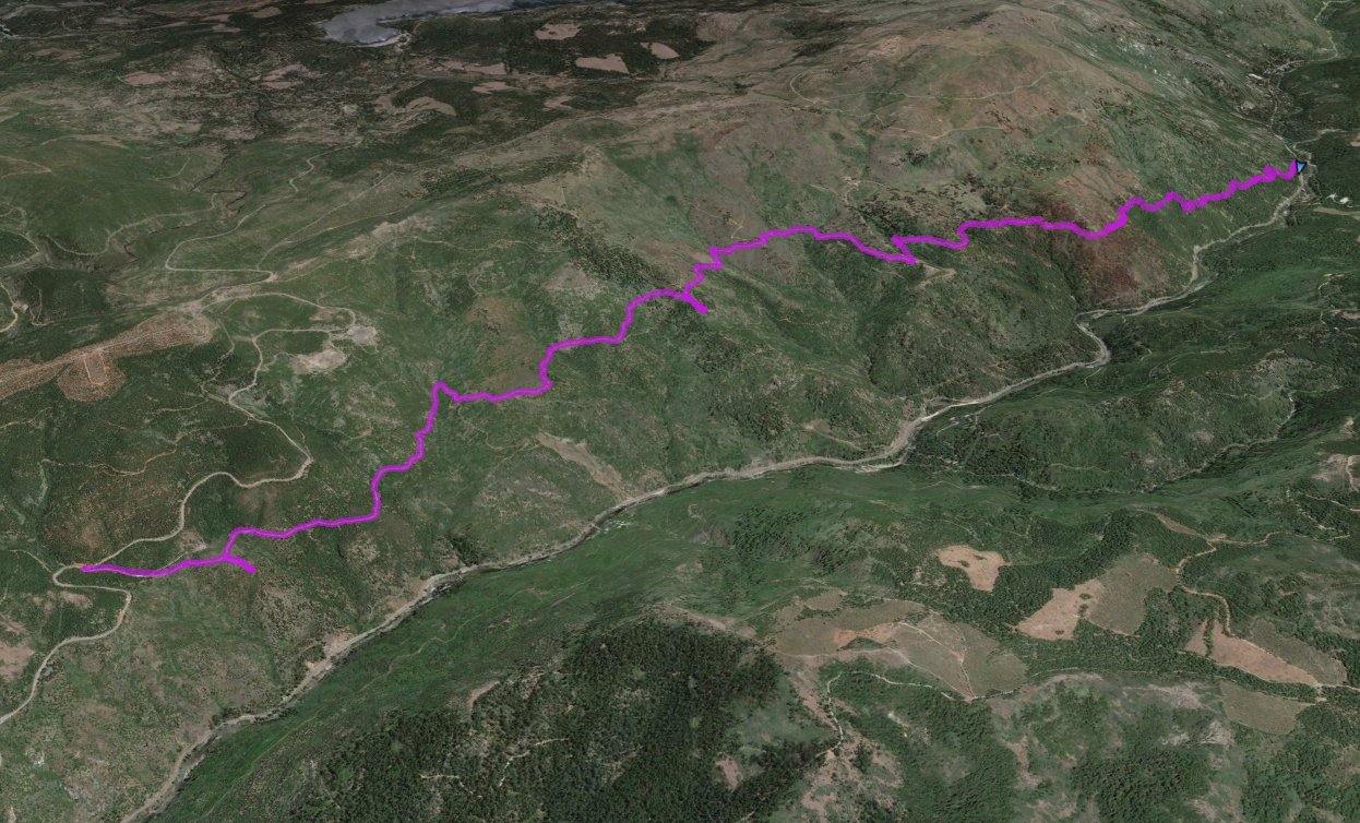 GPS Track of Hike