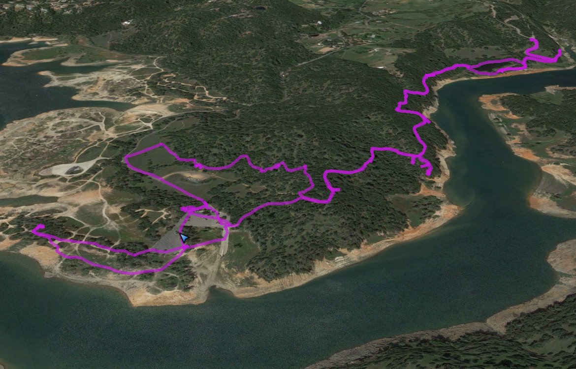 GPS Track of Hike