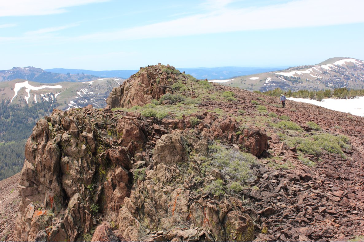 Heading to the summit
