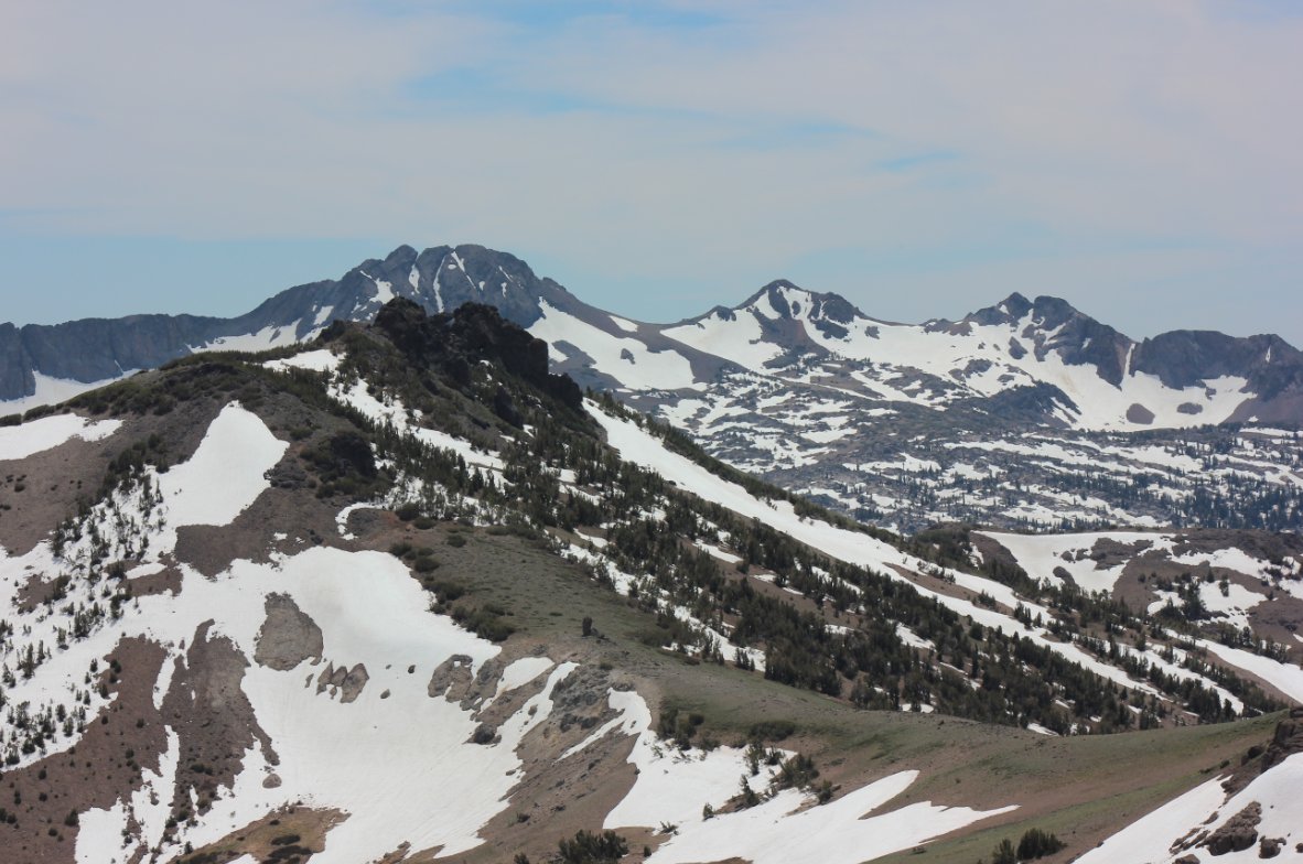 Red Lake and Round Top Peaks