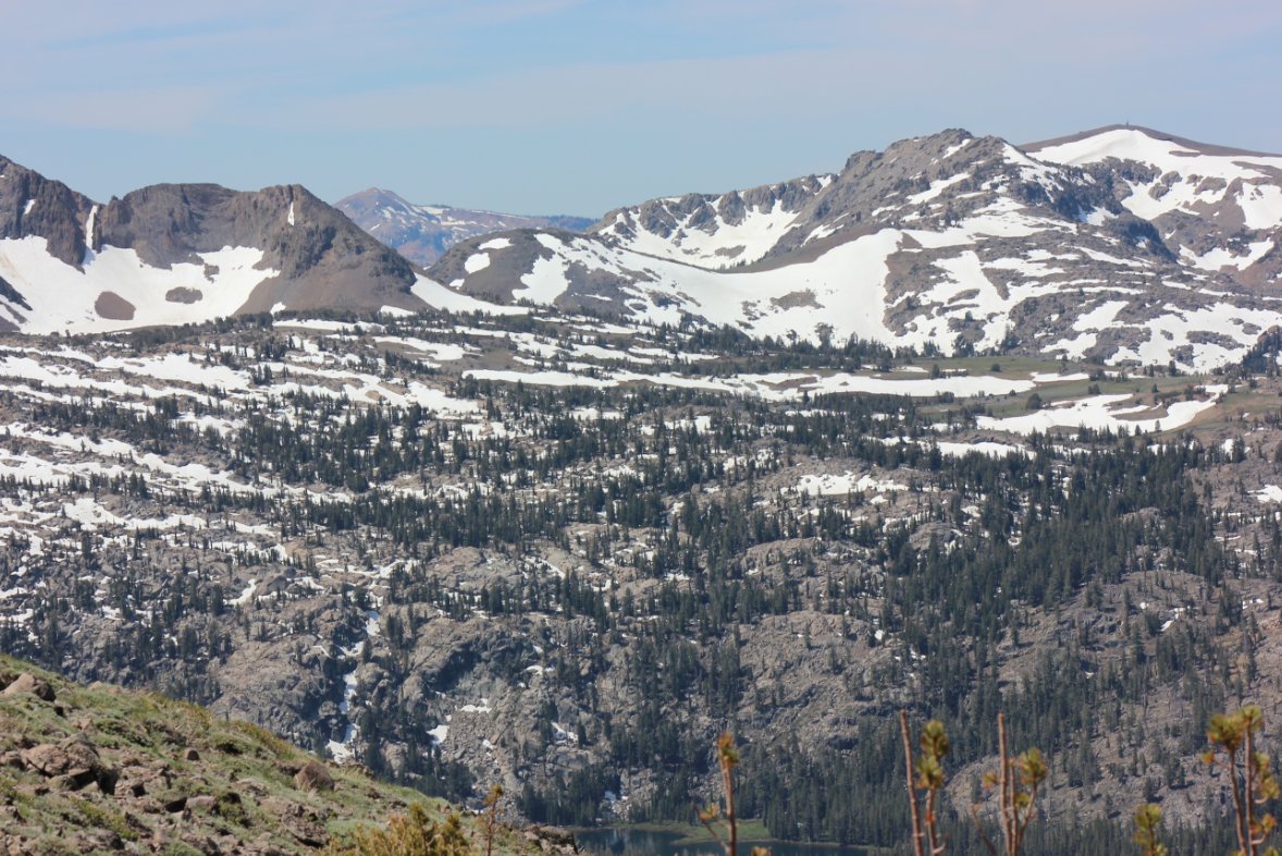 Mokulumne Peak from Red Lake