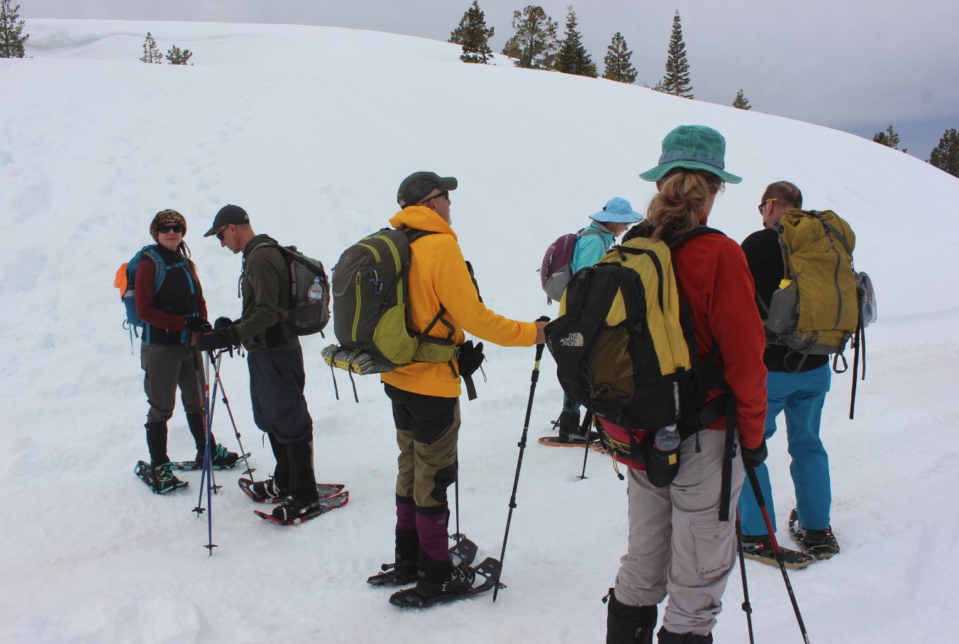 Preparing for another steep climb