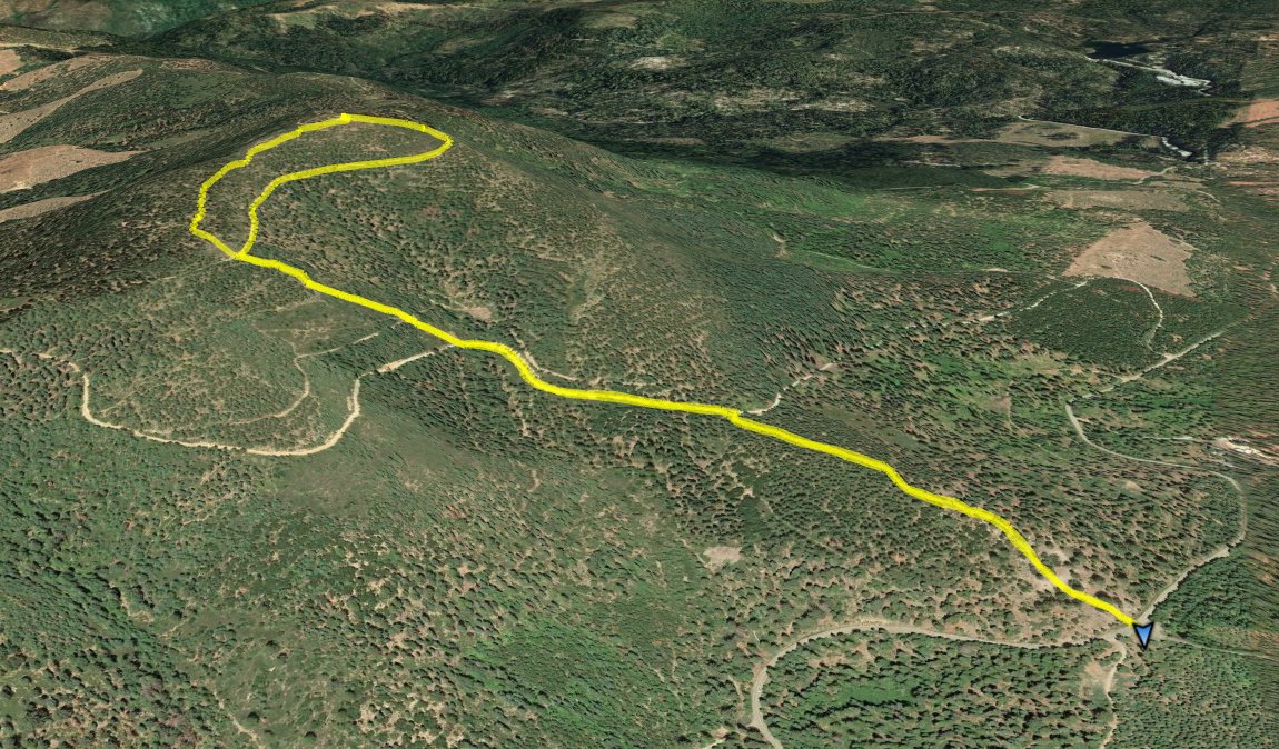 GPS Track of Hike