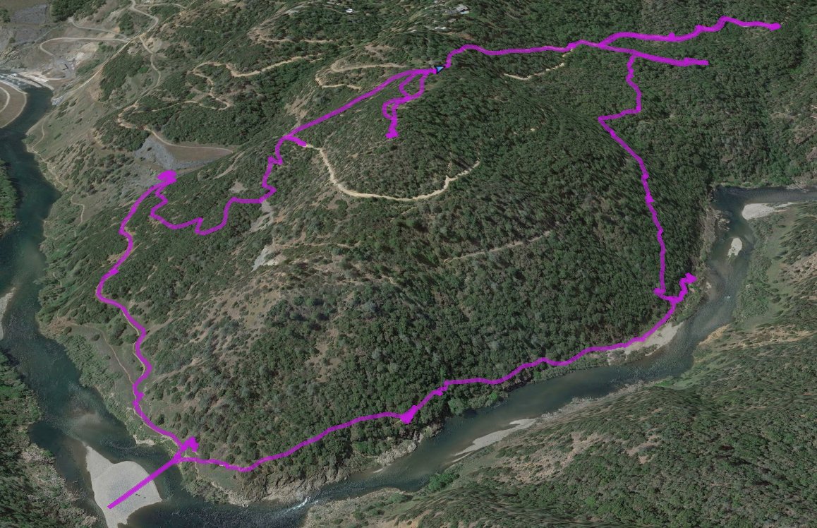GPS Track of Hike