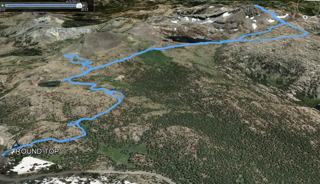 GPS Track of Hike