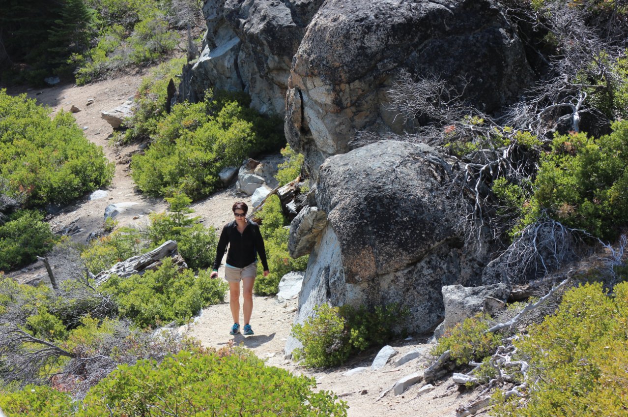 Climbing the Lighthouse trail