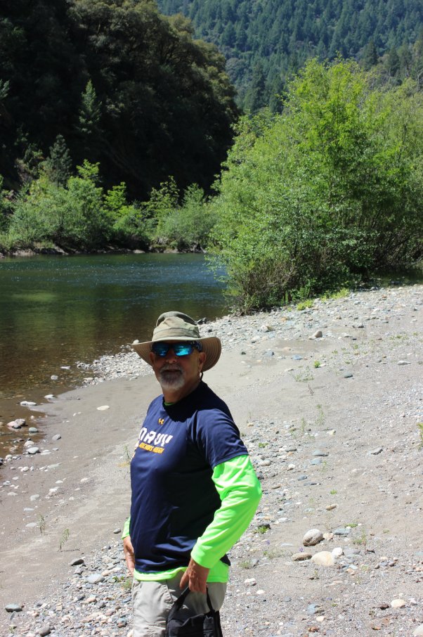 Mark at the water