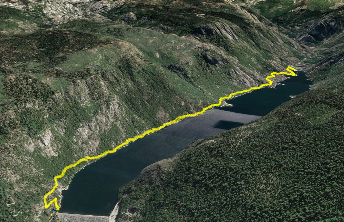 GPS Track of Hike