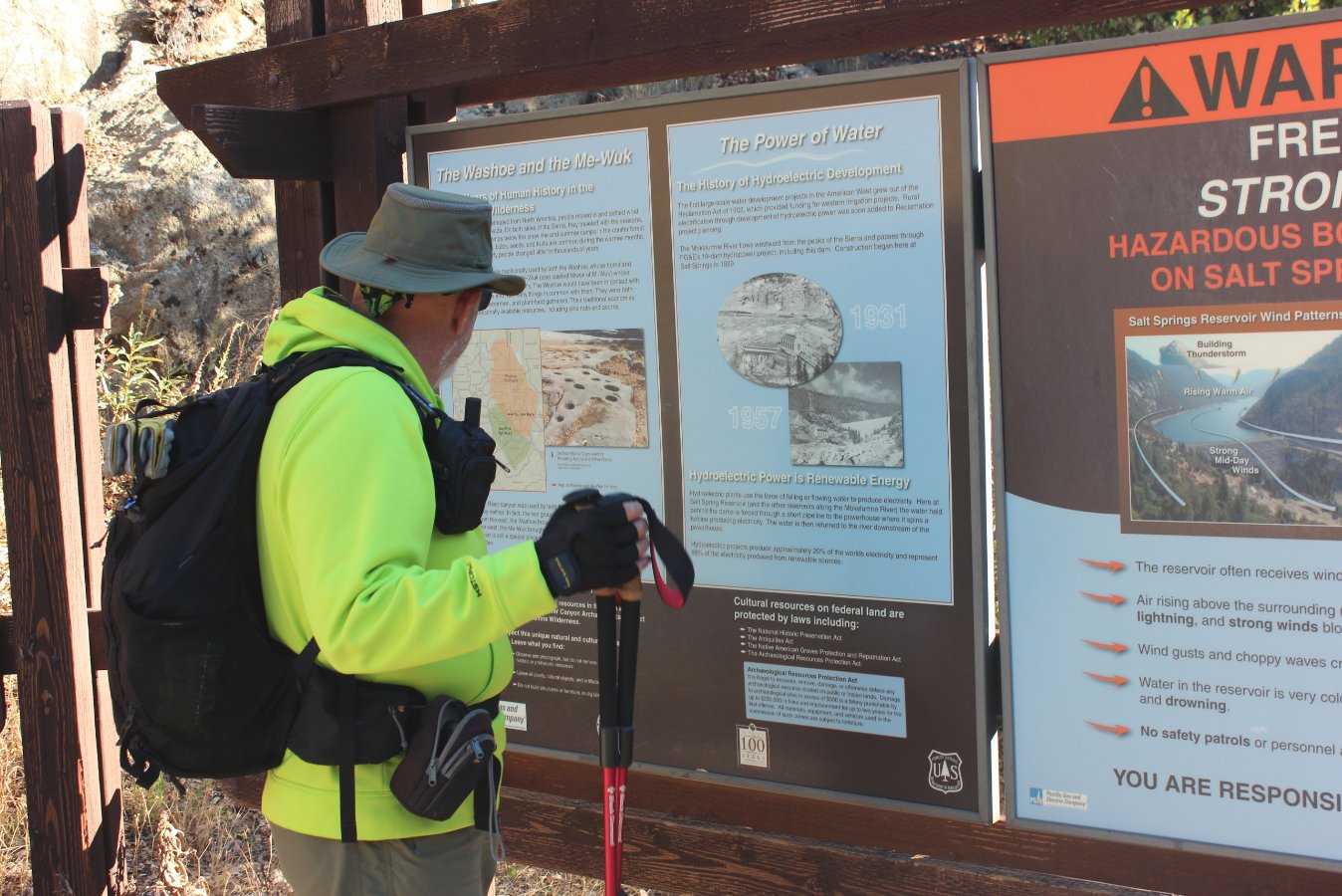 Trailhead signs