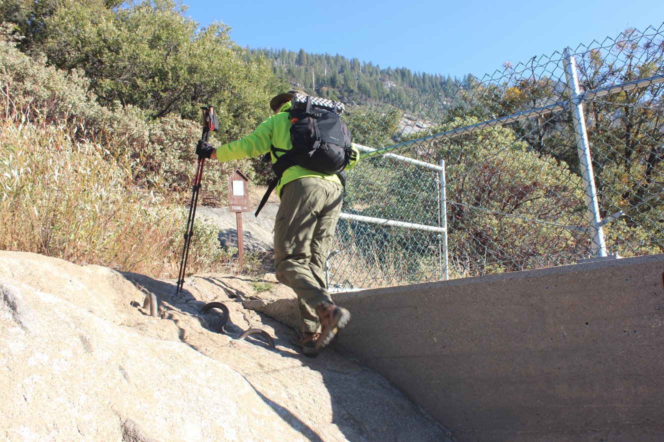 Accessing the trail