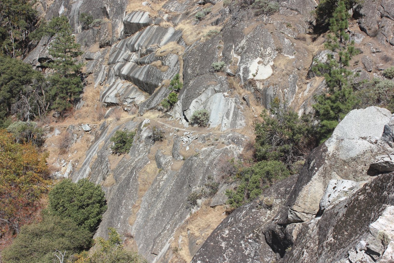 Carved trail