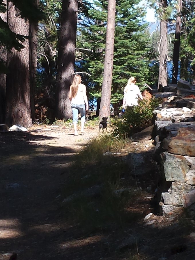 Heading onward toward the lake