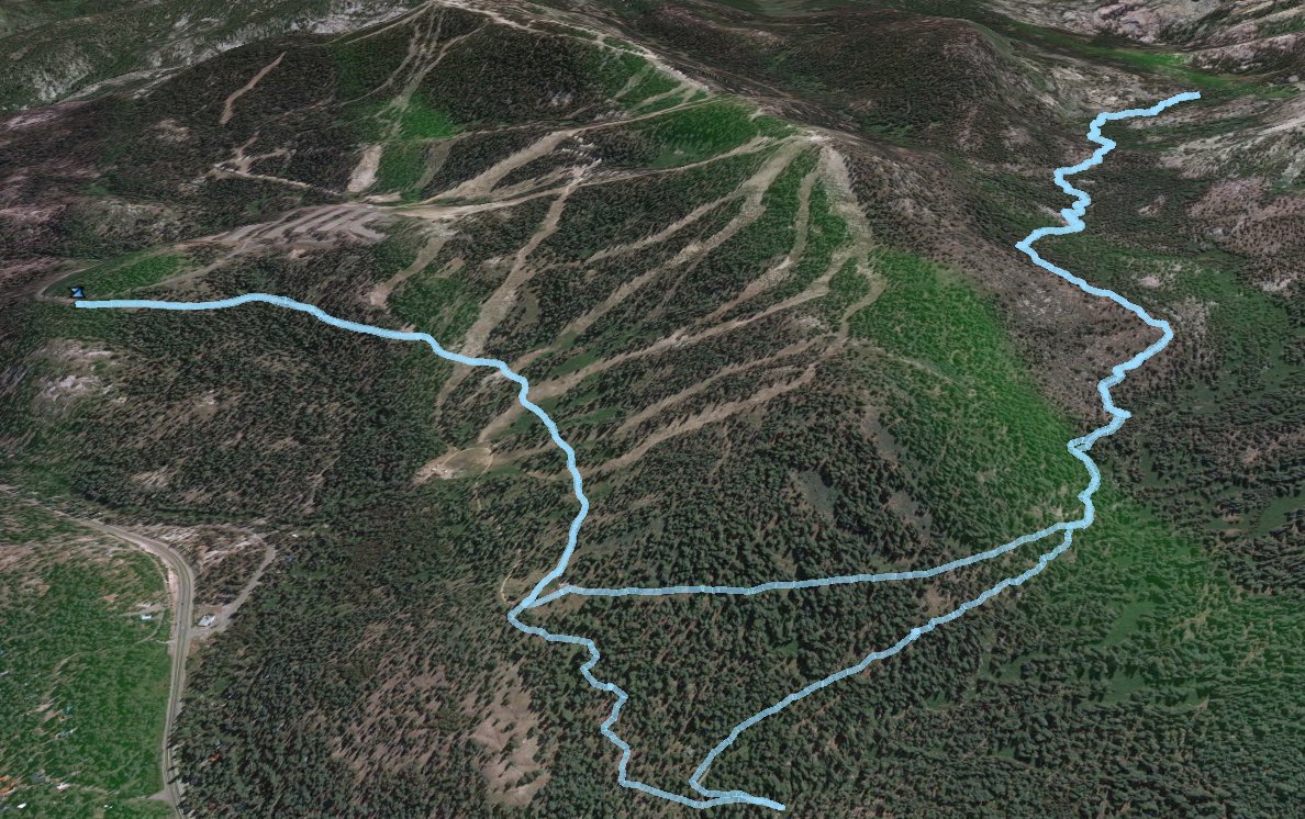 GPS Track of Hike