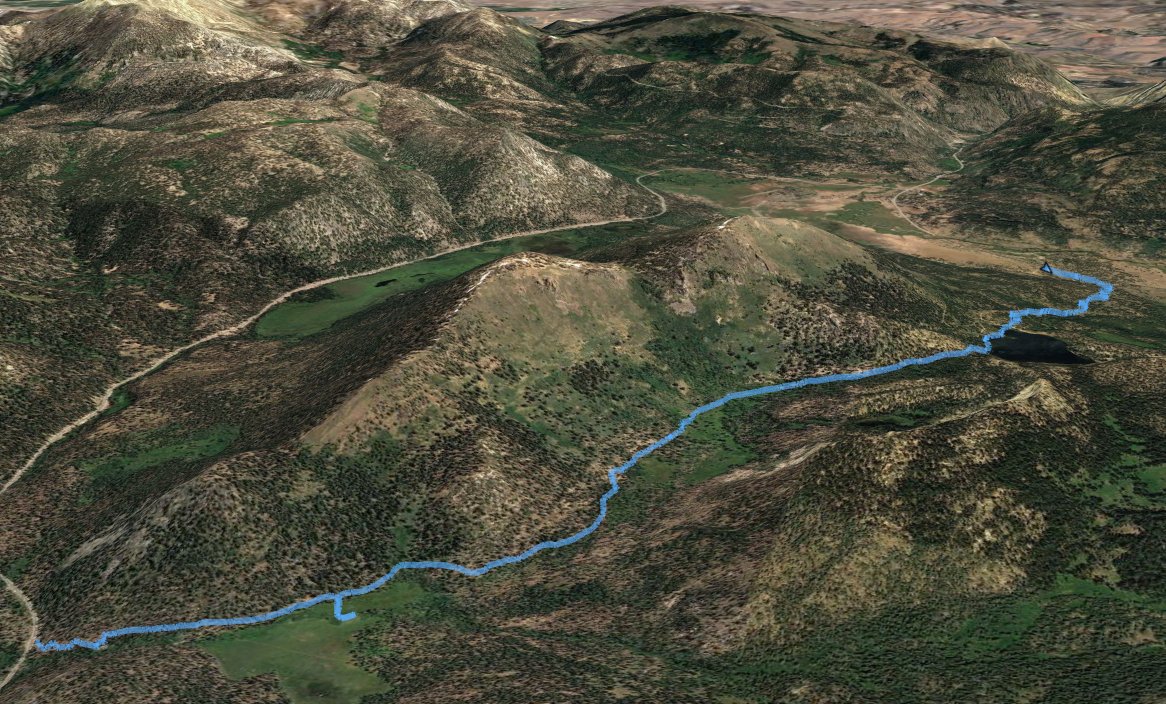 GPS Track of Hike