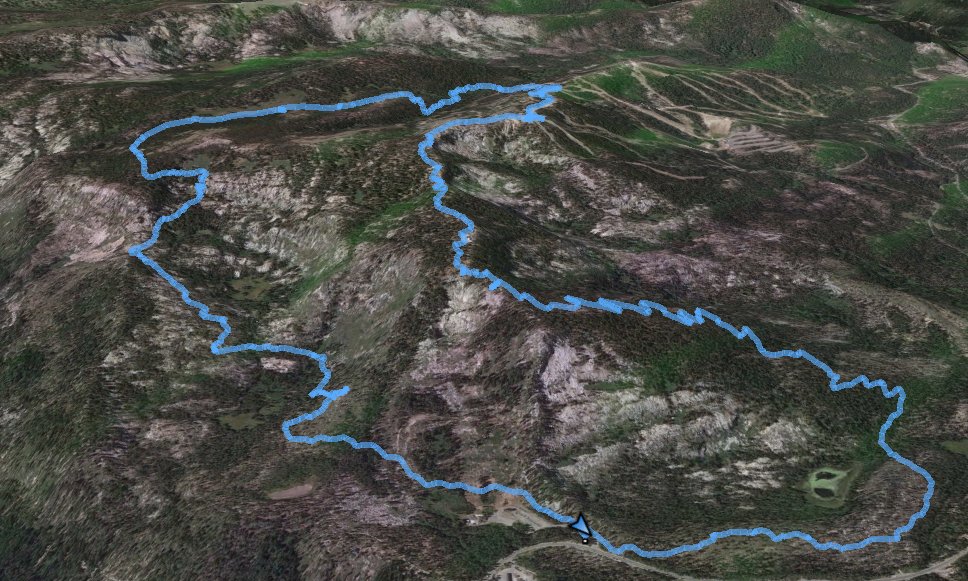 GPS Track of Hike