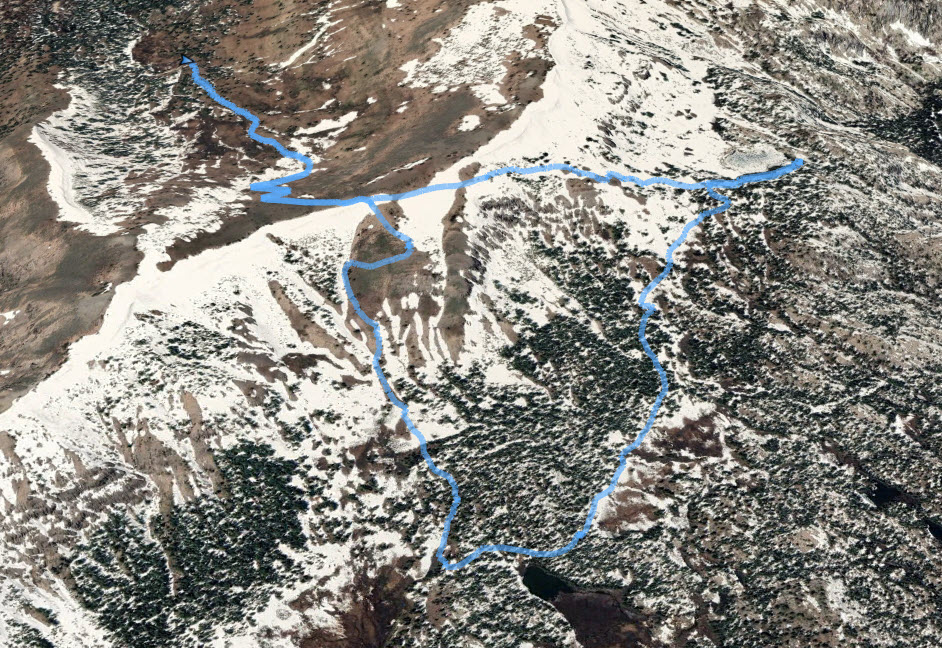 GPS Track of Hike