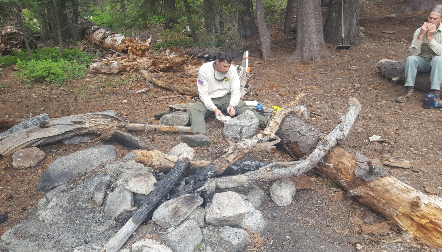 Damaged Campsite