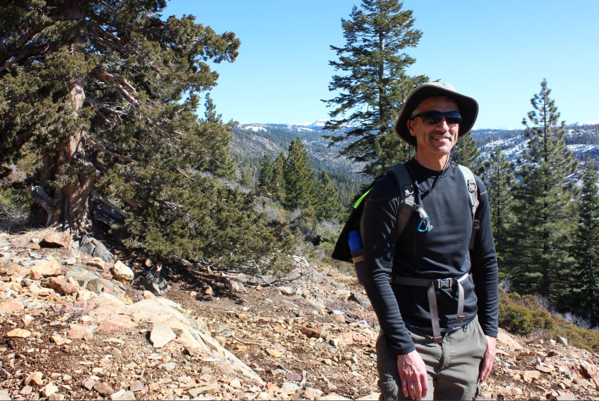 Phil on the trek