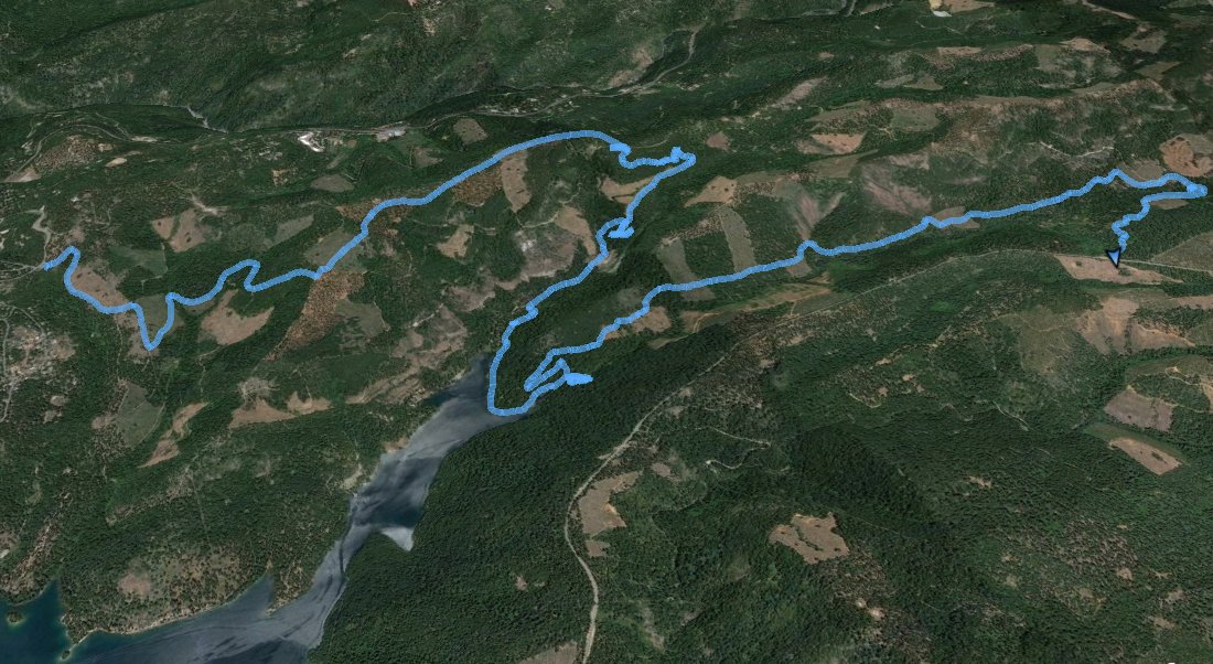 GPS Track of Hike