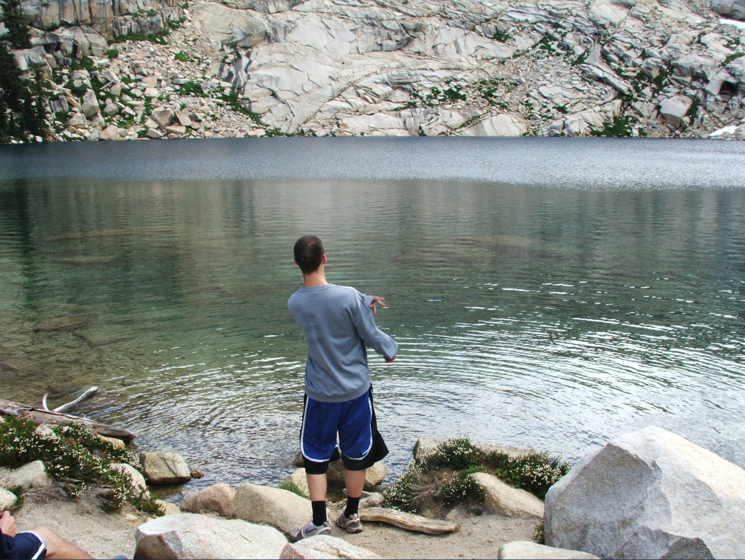 Skipping rocks at Smith