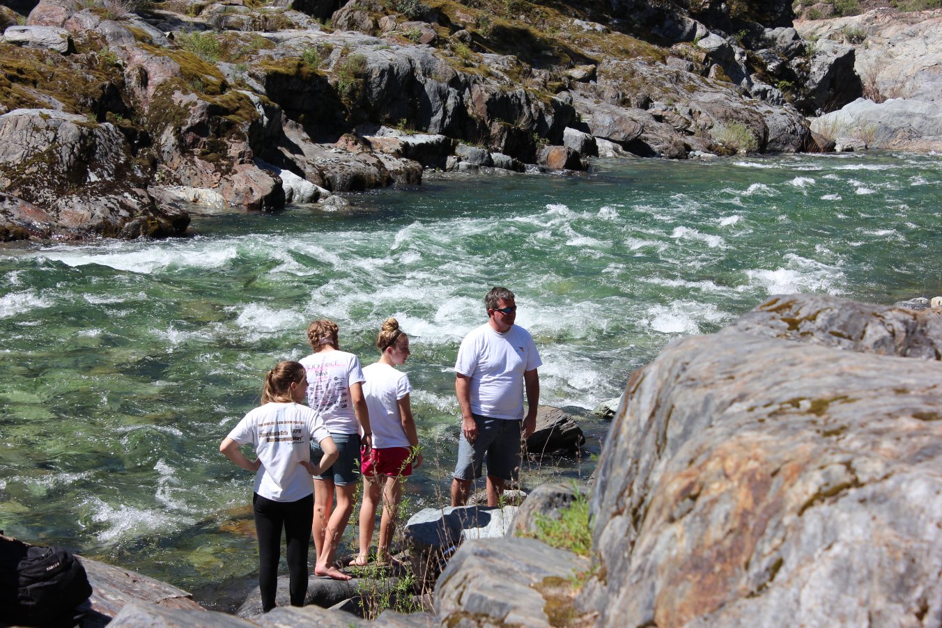 At the river