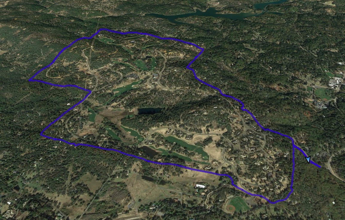 GPS Track of Hike