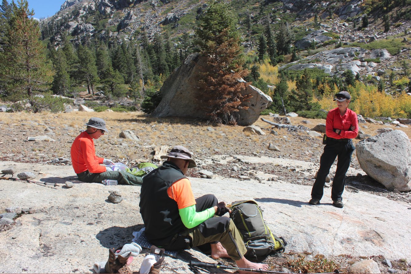 Lunch spot below Devil's Corral