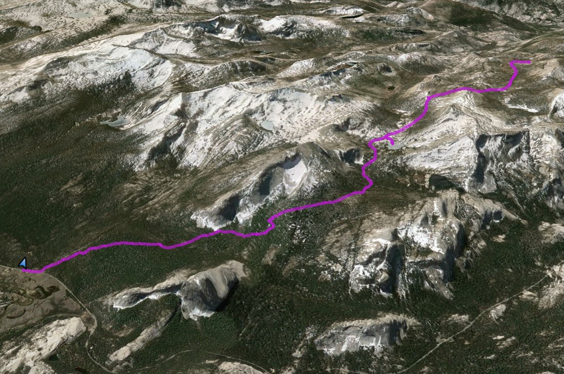 GPS Track of Hike