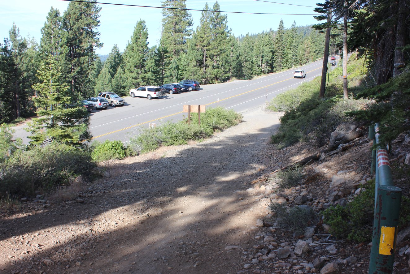 The trail start