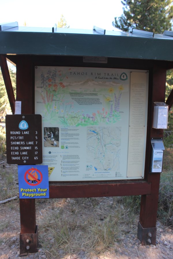 Trailhead kiosk