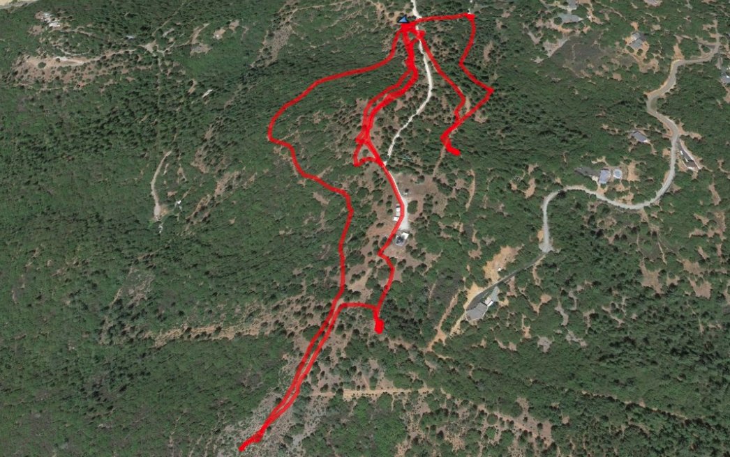 GPS Track of Hike