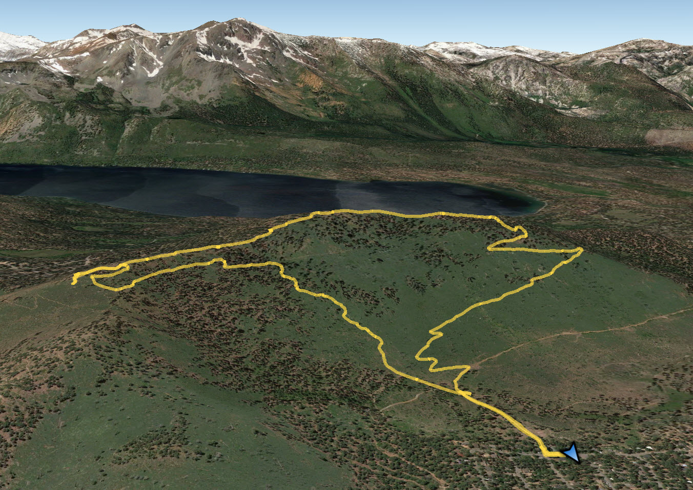 GPS Track of Hike