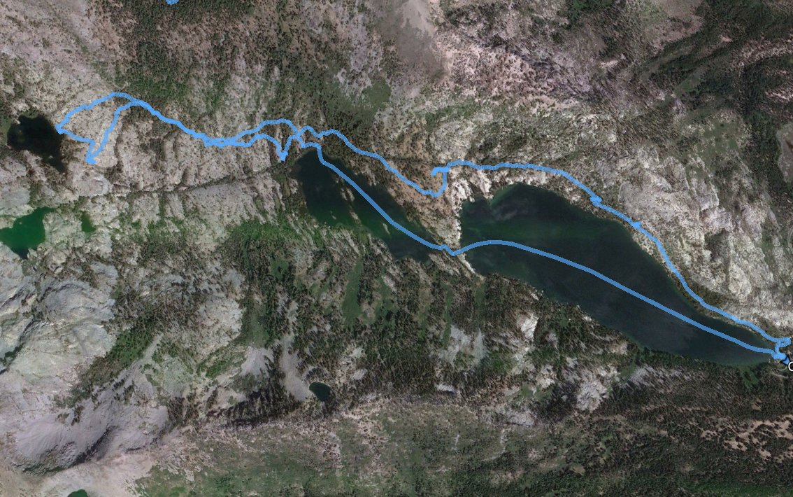 GPS Track of Hike