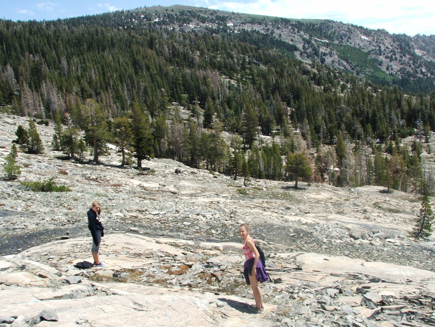 Heading back toward Echo Lakes